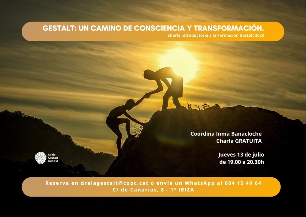 Formación Gestalt IBIZA charla gratuita Formación Gerstalt IBIZA 2023 - Charla Gratuita
